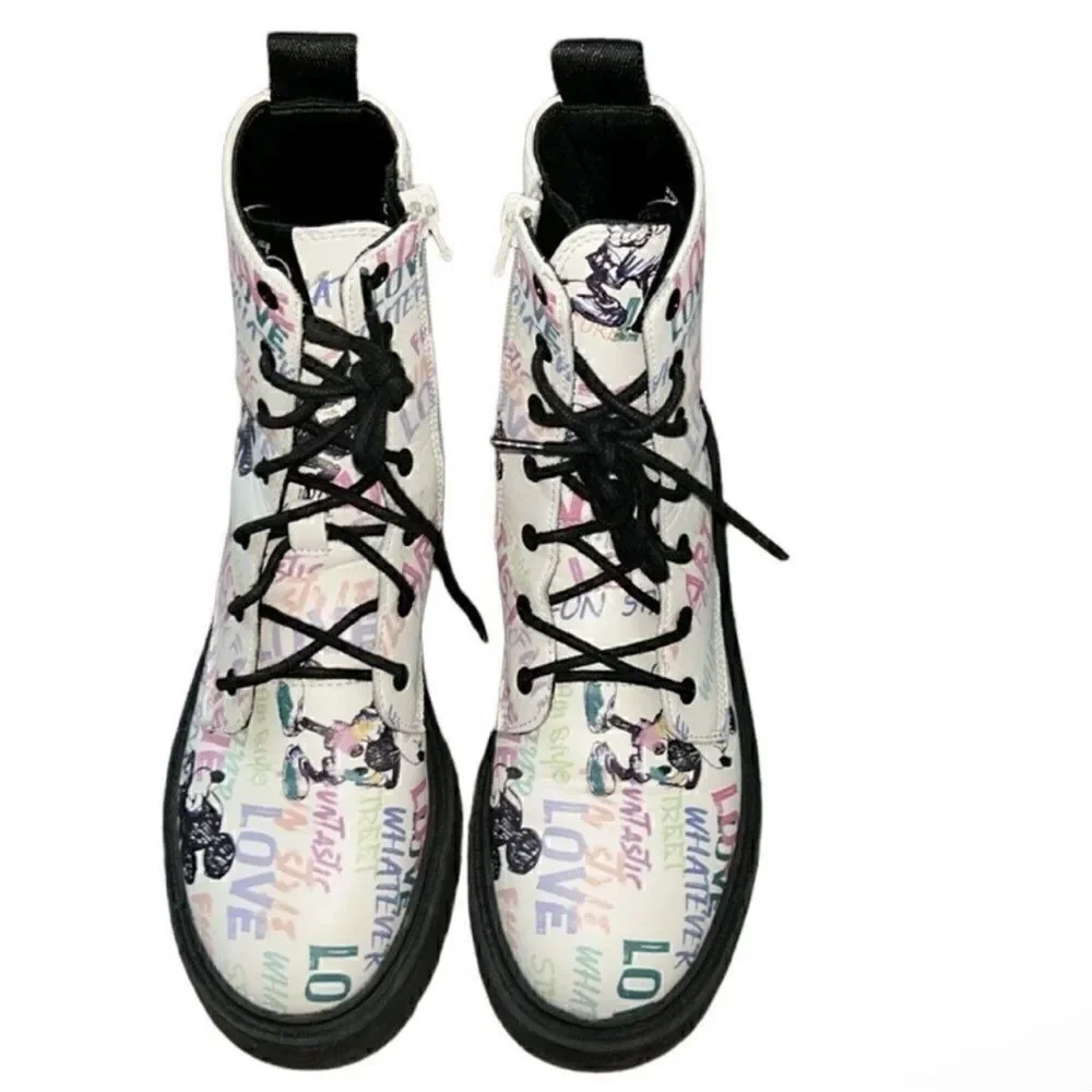 Zara Disney Mickey Mouse Girls Kids Boots(Size 3)